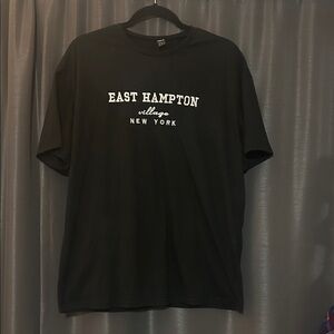 SHEIN Black East Hampton Tee